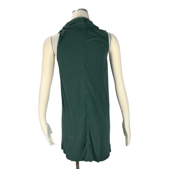 Antropologie Everly Cowl Neck Green Dress Small DR - Picture 3 of 5